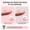 image:imageMelodySusie Medium Oval Round X Nail Tips  16 Sizes 160 Pcs PreShaped Soft Gel Half Matte Full Cover Clear Acrylic Press on Nails for DIY Extension amp Salon UseLongLasting ManicureLong Coffin