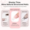 image:imageMelodySusie Medium Oval Round X Nail Tips  16 Sizes 160 Pcs PreShaped Soft Gel Half Matte Full Cover Clear Acrylic Press on Nails for DIY Extension amp Salon UseLongLasting ManicureSquare