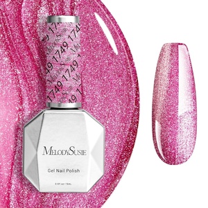 image:imageMelodySusie Light Green Gel Nail Polish05fl oz Nails Soak Off UV LED Bright Apple Green Gel Polish Nail Art Manicure Salon DIY Nail Design Decoration at Home Gift for Women1658Pink Glitter1749