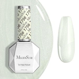 image:imageMelodySusie Light Green Gel Nail Polish05fl oz Nails Soak Off UV LED Bright Apple Green Gel Polish Nail Art Manicure Salon DIY Nail Design Decoration at Home Gift for Women1658White Shimmer1756