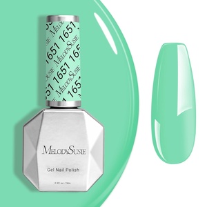 image:imageMelodySusie Light Green Gel Nail Polish05fl oz Nails Soak Off UV LED Bright Apple Green Gel Polish Nail Art Manicure Salon DIY Nail Design Decoration at Home Gift for Women1658AMint Green1651
