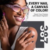 image:imageMelodySusie Thick Purple Pink Gel Nail Polish05fl oz Rose Nails Soak Off UV LED Pretty Pink Gel Polish Gift for Women Nail Art Manicure Salon DIY Nail Design Decoration at HomeA1608ADark Gray387