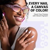 image:imageMelodySusie Thick Purple Pink Gel Nail Polish05fl oz Rose Nails Soak Off UV LED Pretty Pink Gel Polish Gift for Women Nail Art Manicure Salon DIY Nail Design Decoration at HomeA1608APurple White1668