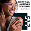 image:imageMelodySusie Thick Purple Pink Gel Nail Polish05fl oz Rose Nails Soak Off UV LED Pretty Pink Gel Polish Gift for Women Nail Art Manicure Salon DIY Nail Design Decoration at HomeA1608ABlackish Green517