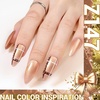 image:imageMelodySusie Thick Purple Pink Gel Nail Polish05fl oz Rose Nails Soak Off UV LED Pretty Pink Gel Polish Gift for Women Nail Art Manicure Salon DIY Nail Design Decoration at HomeA1608Champagne Gold Shimmerz147