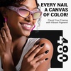 image:imageMelodySusie Thick Purple Pink Gel Nail Polish05fl oz Rose Nails Soak Off UV LED Pretty Pink Gel Polish Gift for Women Nail Art Manicure Salon DIY Nail Design Decoration at HomeA1608ABlack480