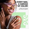 image:imageMelodySusie Thick Purple Pink Gel Nail Polish05fl oz Rose Nails Soak Off UV LED Pretty Pink Gel Polish Gift for Women Nail Art Manicure Salon DIY Nail Design Decoration at HomeA1608Light Green326