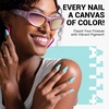image:imageMelodySusie Thick Purple Pink Gel Nail Polish05fl oz Rose Nails Soak Off UV LED Pretty Pink Gel Polish Gift for Women Nail Art Manicure Salon DIY Nail Design Decoration at HomeA1608AMint BlueA1114