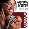 image:imageMelodySusie Thick Purple Pink Gel Nail Polish05fl oz Rose Nails Soak Off UV LED Pretty Pink Gel Polish Gift for Women Nail Art Manicure Salon DIY Nail Design Decoration at HomeA1608ADark RedA1801