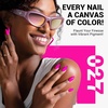 image:imageMelodySusie Thick Purple Pink Gel Nail Polish05fl oz Rose Nails Soak Off UV LED Pretty Pink Gel Polish Gift for Women Nail Art Manicure Salon DIY Nail Design Decoration at HomeA1608ANeon Pink027