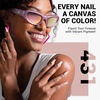 image:imageMelodySusie Thick Purple Pink Gel Nail Polish05fl oz Rose Nails Soak Off UV LED Pretty Pink Gel Polish Gift for Women Nail Art Manicure Salon DIY Nail Design Decoration at HomeA1608ANeutral Nude Pink431