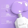 image:imageMelodySusie Thick Purple Pink Gel Nail Polish05fl oz Rose Nails Soak Off UV LED Pretty Pink Gel Polish Gift for Women Nail Art Manicure Salon DIY Nail Design Decoration at HomeA1608Lavender Purple449