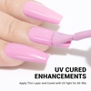image:imageMelodySusie Thick Purple Pink Gel Nail Polish05fl oz Rose Nails Soak Off UV LED Pretty Pink Gel Polish Gift for Women Nail Art Manicure Salon DIY Nail Design Decoration at HomeA1608Baby Pink012