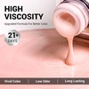 image:imageMelodySusie Thick Purple Pink Gel Nail Polish05fl oz Rose Nails Soak Off UV LED Pretty Pink Gel Polish Gift for Women Nail Art Manicure Salon DIY Nail Design Decoration at HomeA1608Pink ShimmerA1411