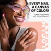 image:imageMelodySusie Thick Purple Pink Gel Nail Polish05fl oz Rose Nails Soak Off UV LED Pretty Pink Gel Polish Gift for Women Nail Art Manicure Salon DIY Nail Design Decoration at HomeA1608Peach OrangeA1501