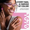 image:imageMelodySusie Thick Purple Pink Gel Nail Polish05fl oz Rose Nails Soak Off UV LED Pretty Pink Gel Polish Gift for Women Nail Art Manicure Salon DIY Nail Design Decoration at HomeA1608Pretty PinkA1608
