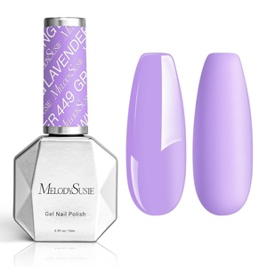 image:imageMelodySusie Thick Purple Pink Gel Nail Polish05fl oz Rose Nails Soak Off UV LED Pretty Pink Gel Polish Gift for Women Nail Art Manicure Salon DIY Nail Design Decoration at HomeA1608Lavender Purple449