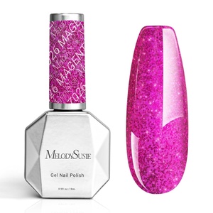 image:imageMelodySusie Thick Purple Pink Gel Nail Polish05fl oz Rose Nails Soak Off UV LED Pretty Pink Gel Polish Gift for Women Nail Art Manicure Salon DIY Nail Design Decoration at HomeA1608AHot Pink Glitterz026