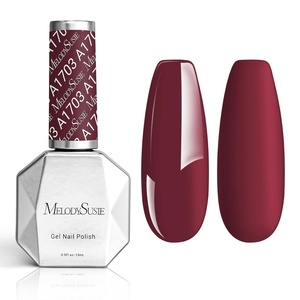 image:imageMelodySusie Thick Purple Pink Gel Nail Polish05fl oz Rose Nails Soak Off UV LED Pretty Pink Gel Polish Gift for Women Nail Art Manicure Salon DIY Nail Design Decoration at HomeA1608Red BrownA1703