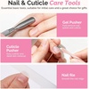 image:imageMelodySusie Cuticle Remover Kit  Cream amp Oil SetCuticle PusherTrimmerand Nail FilePortable allinone for softeningmoisturizingand daily nail care