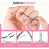 image:imageMelodySusie Cuticle Remover Kit  Cream amp Oil SetCuticle PusherTrimmerand Nail FilePortable allinone for softeningmoisturizingand daily nail care